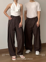 Load image into Gallery viewer, Kadaka Nusa Trousers | Unisex Striped Barrel Pants | Celana Panjang Unisex | Modern Heritage Collection B-0235
