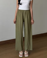 Load image into Gallery viewer, Kadaka Pleats Please Collection | Tanktop One Shoulder Top and Cullote Pleats | Matching Outfit | Maren, Liora, Elise
