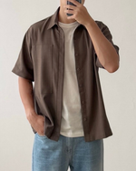 Load image into Gallery viewer, Kadaka Out for Coffee Collection | Women Blazer and Men Boxy Shirt | Couple Oufit | Latte, Mocha
