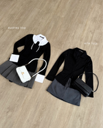 Muat gambar ke penampil Galeri, Kadaka Pleated Pairs Collection | Fitted Cardigan, Shirt and Polo Shirt Men Pleats | Couple Outfit | Audrey, Elle, Preston
