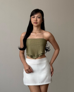 Load image into Gallery viewer, Kadaka Pleats Please Collection | Tanktop One Shoulder Top and Cullote Pleats | Matching Outfit | Maren, Liora, Elise
