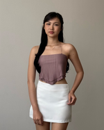 Load image into Gallery viewer, Kadaka Pleats Please Collection | Tanktop One Shoulder Top and Cullote Pleats | Matching Outfit | Maren, Liora, Elise
