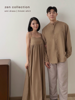 Muat gambar ke penampil Galeri, Kadaka Zen Collection | Dress and Shirt | Couple Outfit | Emi, Hinoki, Kaze
