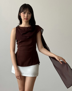 Load image into Gallery viewer, Kadaka Off Duty Collection | Sleeveless Top Cullotes and Jumpsuit | Matching Outfit | Dune, Cove, Muse, Meadow, Nomad
