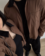 Muat gambar ke penampil Galeri, Kadaka Brooklyn Collection | Women and Men Outer with Corduroy Collar | Couple Outfit | Soho Jacket
