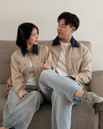 Muat gambar ke penampil Galeri, Kadaka Brooklyn Collection | Women and Men Outer with Corduroy Collar | Couple Outfit | Soho Jacket
