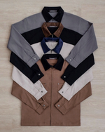 Muat gambar ke penampil Galeri, Kadaka Brooklyn Collection | Women and Men Outer with Corduroy Collar | Couple Outfit | Soho Jacket

