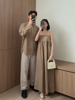 Muat gambar ke penampil Galeri, Kadaka Zen Collection | Dress and Shirt | Couple Outfit | Emi, Hinoki, Kaze
