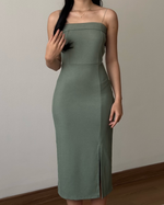Muat gambar ke penampil Galeri, Kadaka D-0215 Bodycon Party Dress Spaghetti Strap

