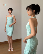 Muat gambar ke penampil Galeri, Kadaka Isla Dress | Scrunch Party Bodycon Mini Dress | D-0217
