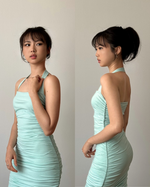 Muat gambar ke penampil Galeri, Kadaka D-0217 Scrunch Party Bodycon Mini Dress
