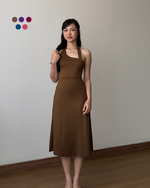 Muat gambar ke penampil Galeri, Kadaka Maeve Dress | Midi Party Dress Halter Neck | Backless Baju Pesta Wanita | D-0219
