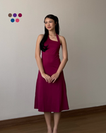 Muat gambar ke penampil Galeri, Kadaka Maeve Dress | Midi Party Dress Halter Neck | Backless Baju Pesta Wanita | D-0219
