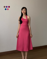 Muat gambar ke penampil Galeri, Kadaka Maeve Dress | Midi Party Dress Halter Neck | Backless Baju Pesta Wanita | D-0219

