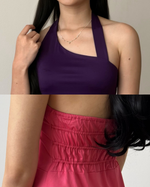 Load image into Gallery viewer, Kadaka D-0219 Midi Party Dress Halter Neck Backless Baju Pesta Wanita
