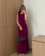 Load image into Gallery viewer, Kadaka Emery Dress | Maxi Dress with Adjustable Waist | Dress Panjang Wanita | Loved Ones Collection D-0246
