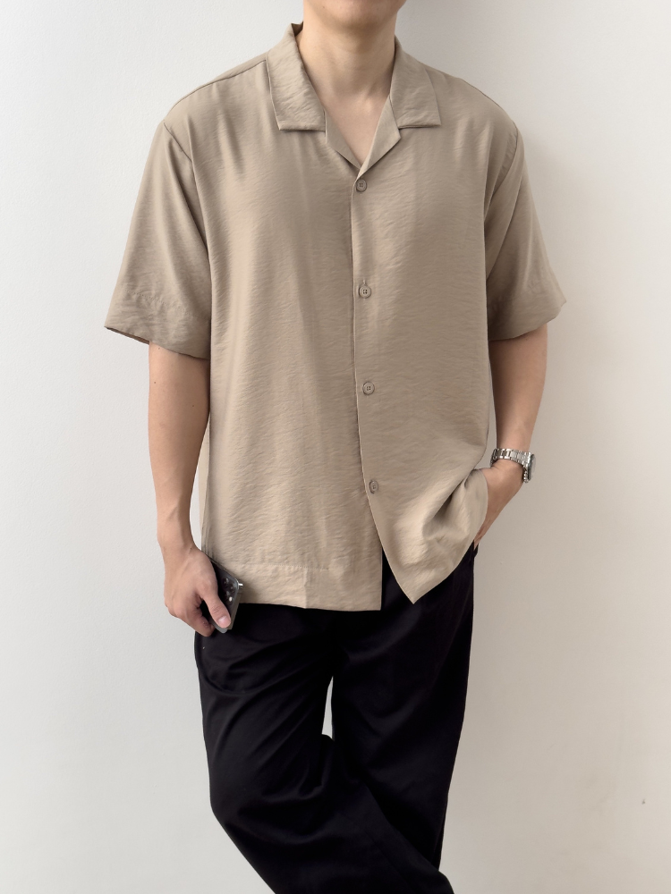 Kadaka MT-0200 Short Sleeve Shirt Men Linen | Kemeja Pria