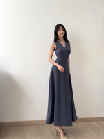 Load image into Gallery viewer, Kadaka Couple Group Family Outfit | Maxi Square and Vneck Dress Cape Outer | The Classic Charm Collection (2)
