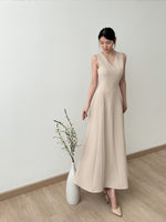 Load image into Gallery viewer, Kadaka D-0253 Long Vneck Dress | Dress Panjang Wanita
