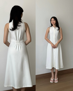 Load image into Gallery viewer, Kadaka Eve Dress | Buttoned Midi Dress with Collar | Midi Dress Wanita | Everyday Basics Collection D-0254
