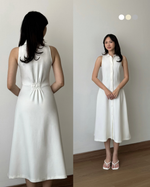 Load image into Gallery viewer, Kadaka Eve Dress | Buttoned Midi Dress with Collar | Midi Dress Wanita | Everyday Basics Collection D-0254
