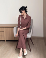 Muat gambar ke penampil Galeri, Kadaka Couple Group Family Outfit | Maxi Dress and Fitted Shirt | Curated Curriculum Collection - Chapter II
