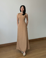 Muat gambar ke penampil Galeri, Kadaka Elara Dress | Maxi Sleeveless Dress with Adjustable Waist | Dress Maxi Wanita Tali Pinggang | Hourglass Collection D-0261
