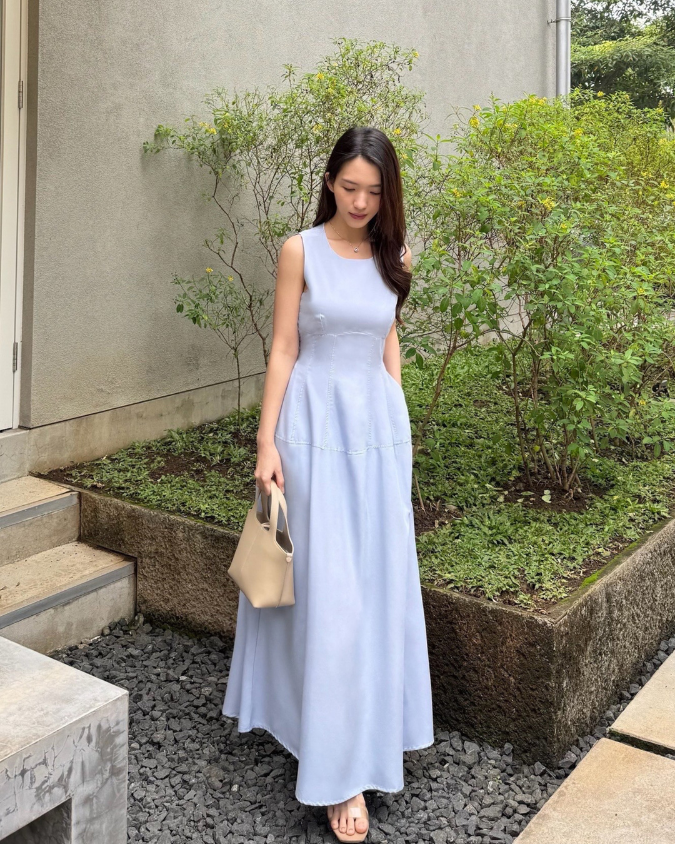 Kadaka Couple Group Family Outfit | Top Shirt and Maxi Dress | Cotton Theory Collection