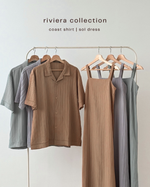Load image into Gallery viewer, Kadaka Sol Dress | Pleated Maxi Dress with Adjustable Waist | Dress Panjang Pleats Wanita | Riviera Collection D-0265
