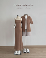 Load image into Gallery viewer, Kadaka Sol Dress | Pleated Maxi Dress with Adjustable Waist | Dress Panjang Pleats Wanita | Riviera Collection D-0265
