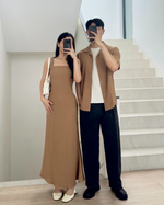 Load image into Gallery viewer, Kadaka Sol Dress | Pleated Maxi Dress with Adjustable Waist | Dress Panjang Pleats Wanita | Riviera Collection D-0265
