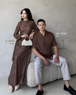 Muat gambar ke penampil Galeri, Kadaka Couple Group Family Outfit | Long Dress and Men Shirt | Dusk Reverie Collection

