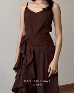 Load image into Gallery viewer, Kadaka Nomad Jumpsuit | Multiway Tanktop Jumpsuit | Jumpsuit Celana Wanita Multiway | Off Duty Collection D-0271
