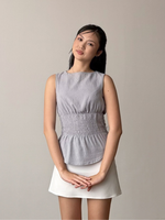 Muat gambar ke penampil Galeri, Kadaka Cloud Nine Collection (2) | Airflow Linen Top Blouse Skirt and Shirt | Couple Outfit | Mist, Feather, Whisper, Dream, Breeze
