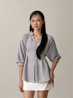 Muat gambar ke penampil Galeri, Kadaka Cloud Nine Collection (2) | Airflow Linen Top Blouse Skirt and Shirt | Couple Outfit | Mist, Feather, Whisper, Dream, Breeze
