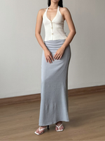 Muat gambar ke penampil Galeri, Kadaka Dream Skirt | Maxi Skirt Airflow Linen | Rok Panjang Maxi Wanita | Cloud Nine Collection B-0228

