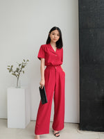 Muat gambar ke penampil Galeri, Kadaka S-0155 Set Blouse and Pants Korea
