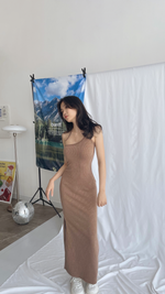 Load image into Gallery viewer, Kadaka D-0235 One Shoulder Maxi Knit Dress | Bodycon Slit Dress Wanita
