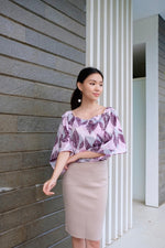 Muat gambar ke penampil Galeri, Kadaka T-0262 Top Blouse Korea Floral Pattern
