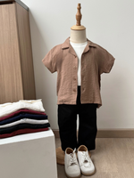 Load image into Gallery viewer, Kadaka KB-0105 Boys Short Sleeve Shirt Linen Crinkle | Kemeja Anak Laki Laki
