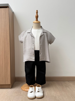 Load image into Gallery viewer, Kadaka KB-0105 Boys Short Sleeve Shirt Linen Crinkle | Kemeja Anak Laki Laki
