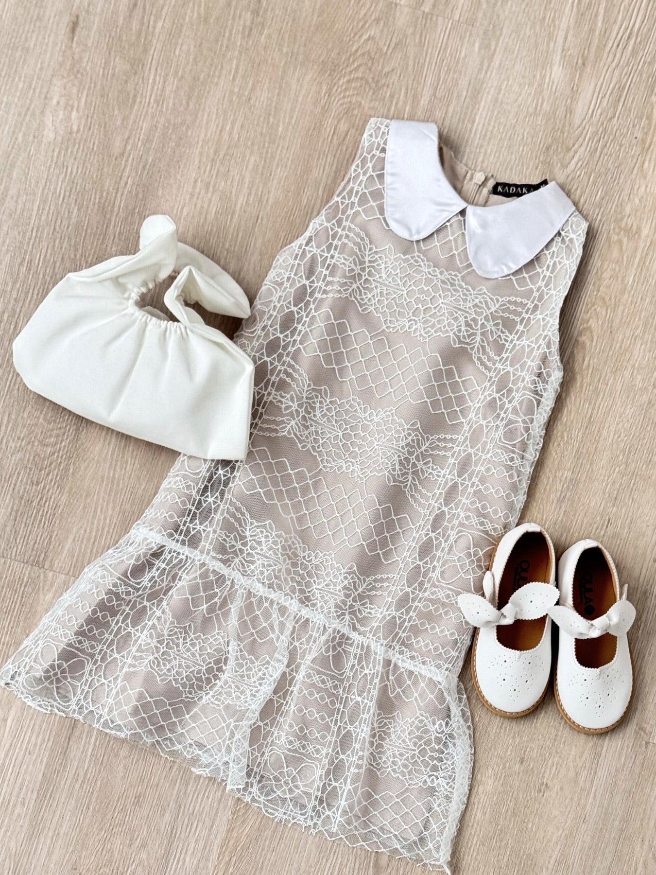 Kadaka KG-0104 Girls Lace Dress Kids | Dress Anak Perempuan Brukat