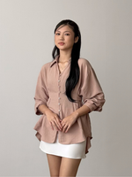 Muat gambar ke penampil Galeri, Kadaka Cloud Nine Collection (2) | Airflow Linen Top Blouse Skirt and Shirt | Couple Outfit | Mist, Feather, Whisper, Dream, Breeze
