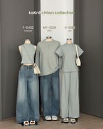 Muat gambar ke penampil Galeri, Kadaka koKNITchiwa Collection | Top Dress Set and Men Top | Couple Outfit | Sakura, Matcha, Fuji, Kaede
