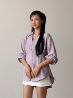 Muat gambar ke penampil Galeri, Kadaka Cloud Nine Collection (1) | Airflow Linen Top Blouse Skirt and Shirt | Couple Outfit | Mist, Feather, Whisper, Dream, Breeze
