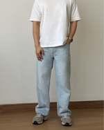 Muat gambar ke penampil Galeri, Kadaka Austin Denim | Men Loose Denim Pants | Celana Panjang Jeans Pria  | Blue No. 1 Collection MB-0116

