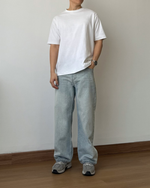 Muat gambar ke penampil Galeri, Kadaka Austin Denim | Men Loose Denim Pants | Celana Panjang Jeans Pria  | Blue No. 1 Collection MB-0116
