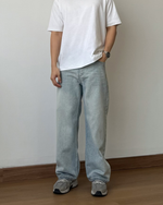Muat gambar ke penampil Galeri, Kadaka Austin Denim | Men Loose Denim Pants | Celana Panjang Jeans Pria  | Blue No. 1 Collection MB-0116

