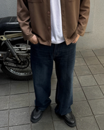 Muat gambar ke penampil Galeri, Kadaka Austin Denim | Men Baggy Loose Denim Pants | Celana Panjang Jeans Pria  | Blue No 1 Collection MB-0116
