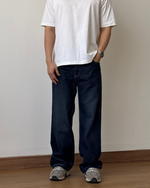 Muat gambar ke penampil Galeri, Kadaka Austin Denim | Men Loose Denim Pants | Celana Panjang Jeans Pria  | Blue No. 1 Collection MB-0116
